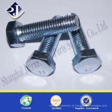 SGS A307 parafuso hexagonal grau 2 ZINC PLATED